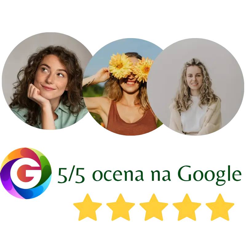ocena 5,0 według Google